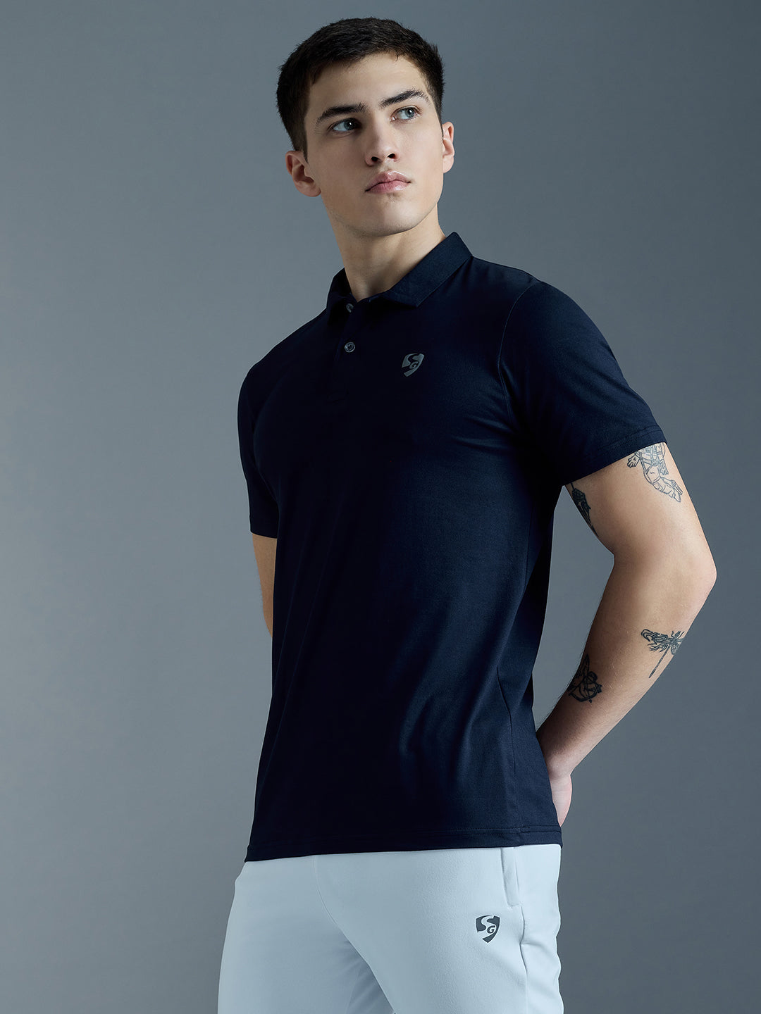 SG Poly Spandex COR Polo T-Shirt For Men And Boys