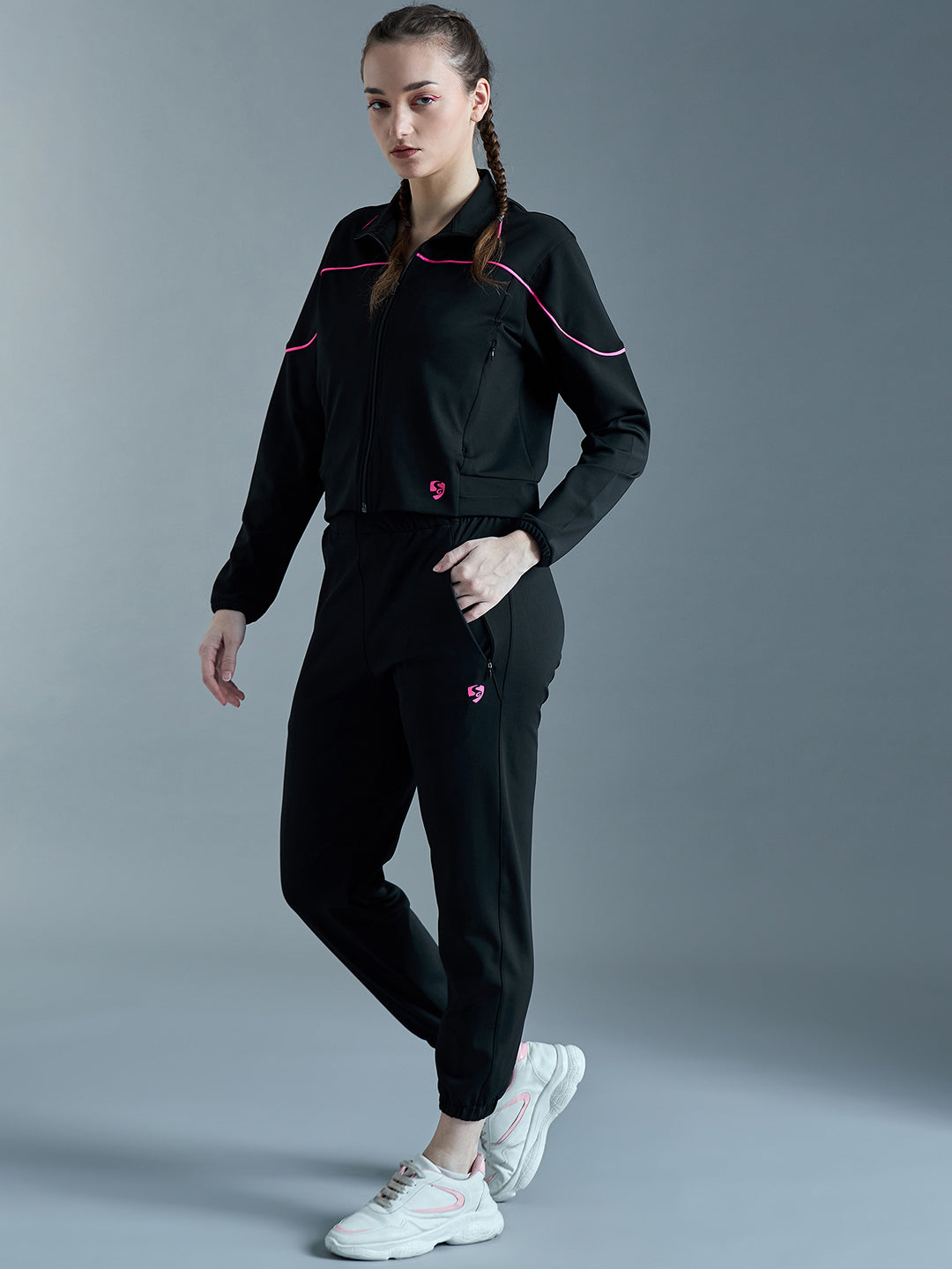 SG Poly Spandex Track Suit For Women And Girls