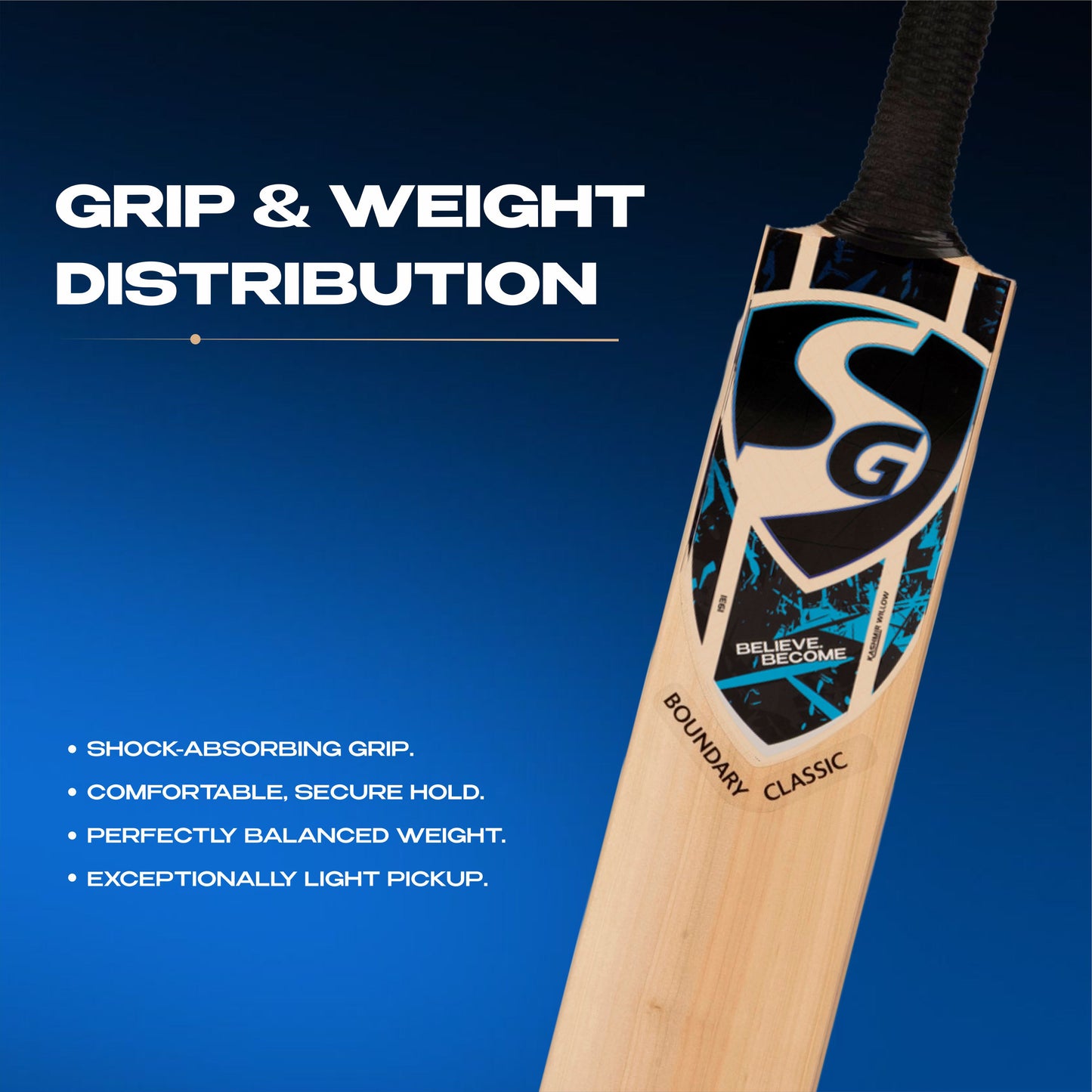 SG Boundary Classic Kashmir Willow Cricket Bat