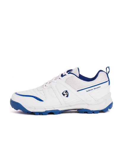 SG Steadler 6.0 Cricket Shoes White/Royal Blue - UK