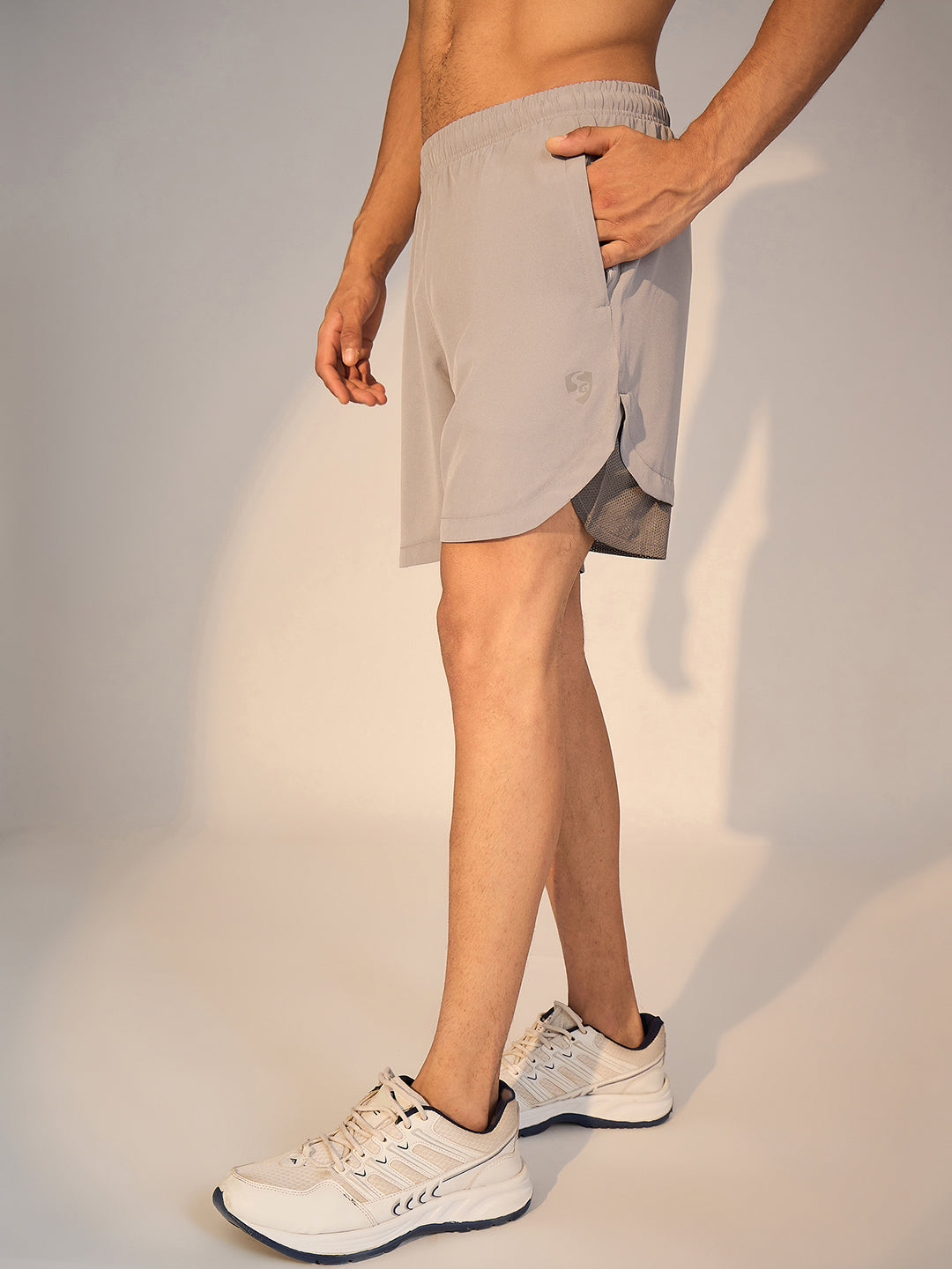 SHORTS MEN SG H3MS8220 LT. GREY