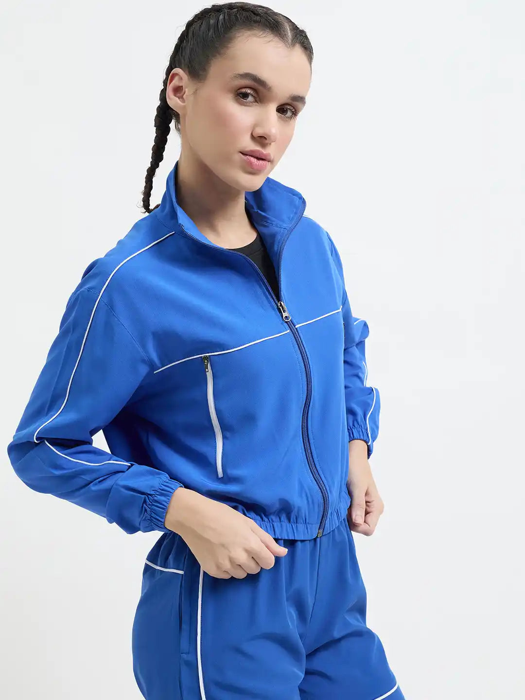 SG H1WJ83521 Women Cobalt Blue Jacket