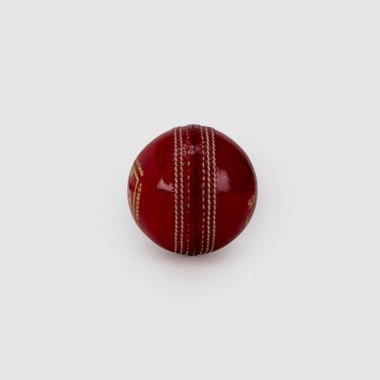 SG Shield 20 Red Cricket Leather Ball (Pack of 3)