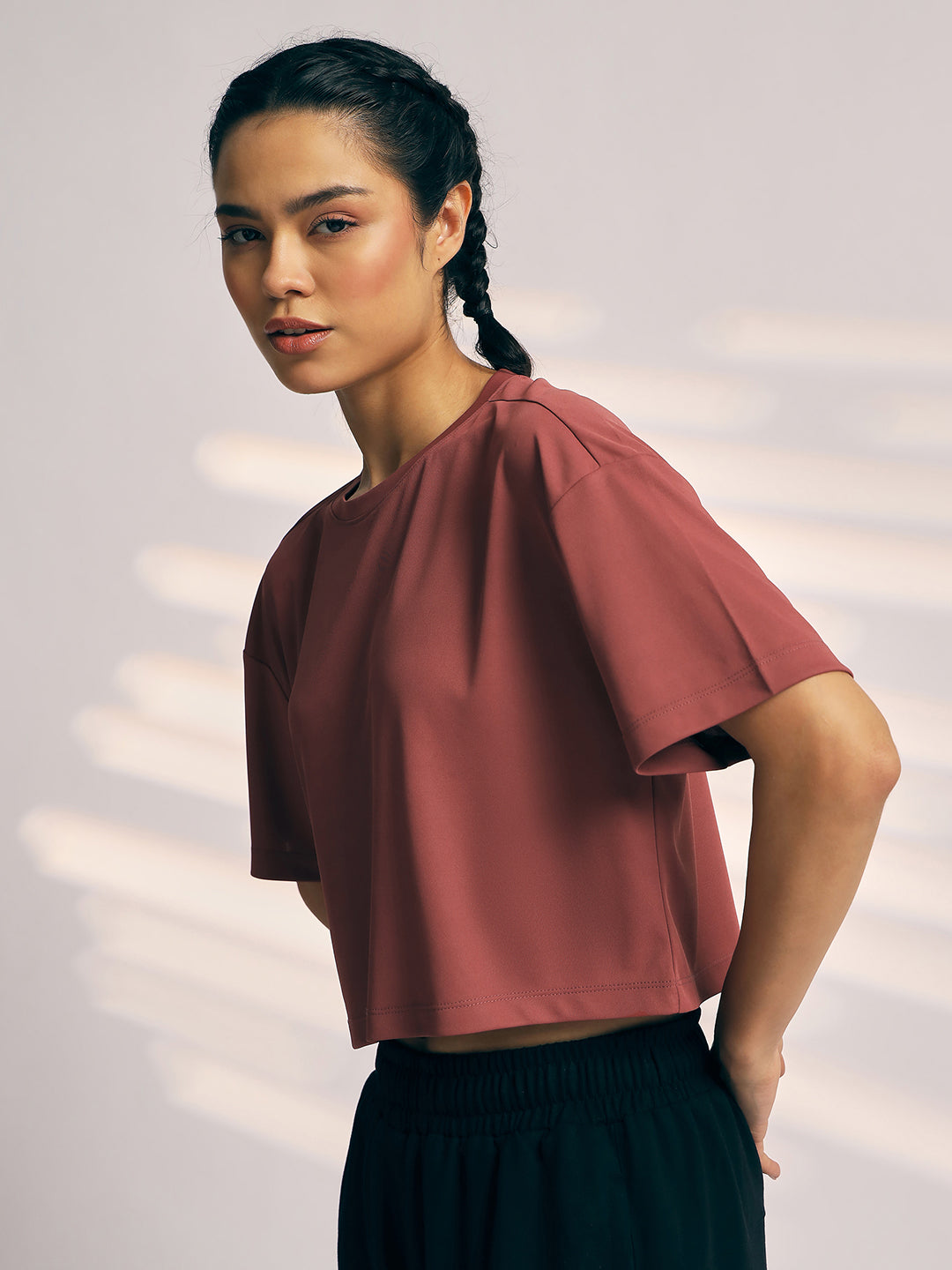 T-SHIRT WOMEN SG H3WT8257 APRICOT