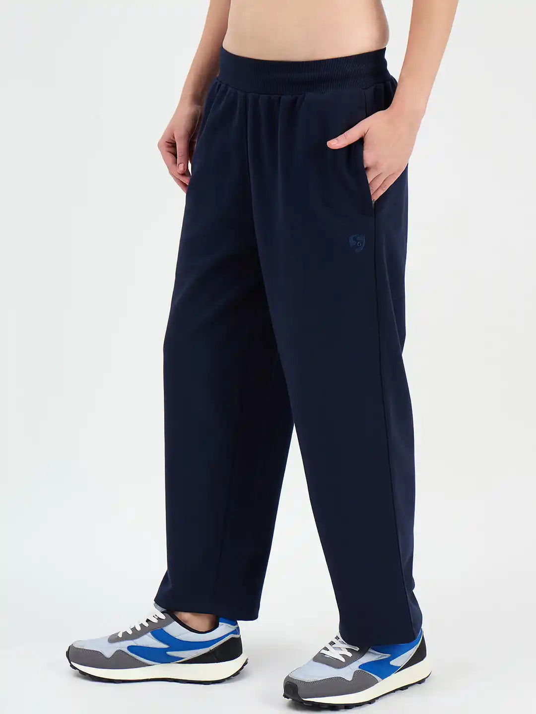 SG H2WTP83483 Women Navy Track Pant
