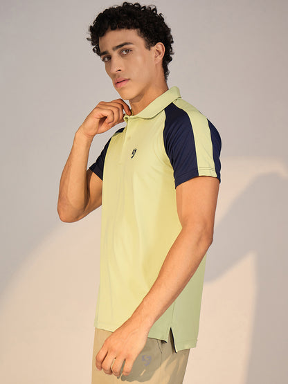 POLO MEN SG H3MP8214 APPLE GREEN/NAVY