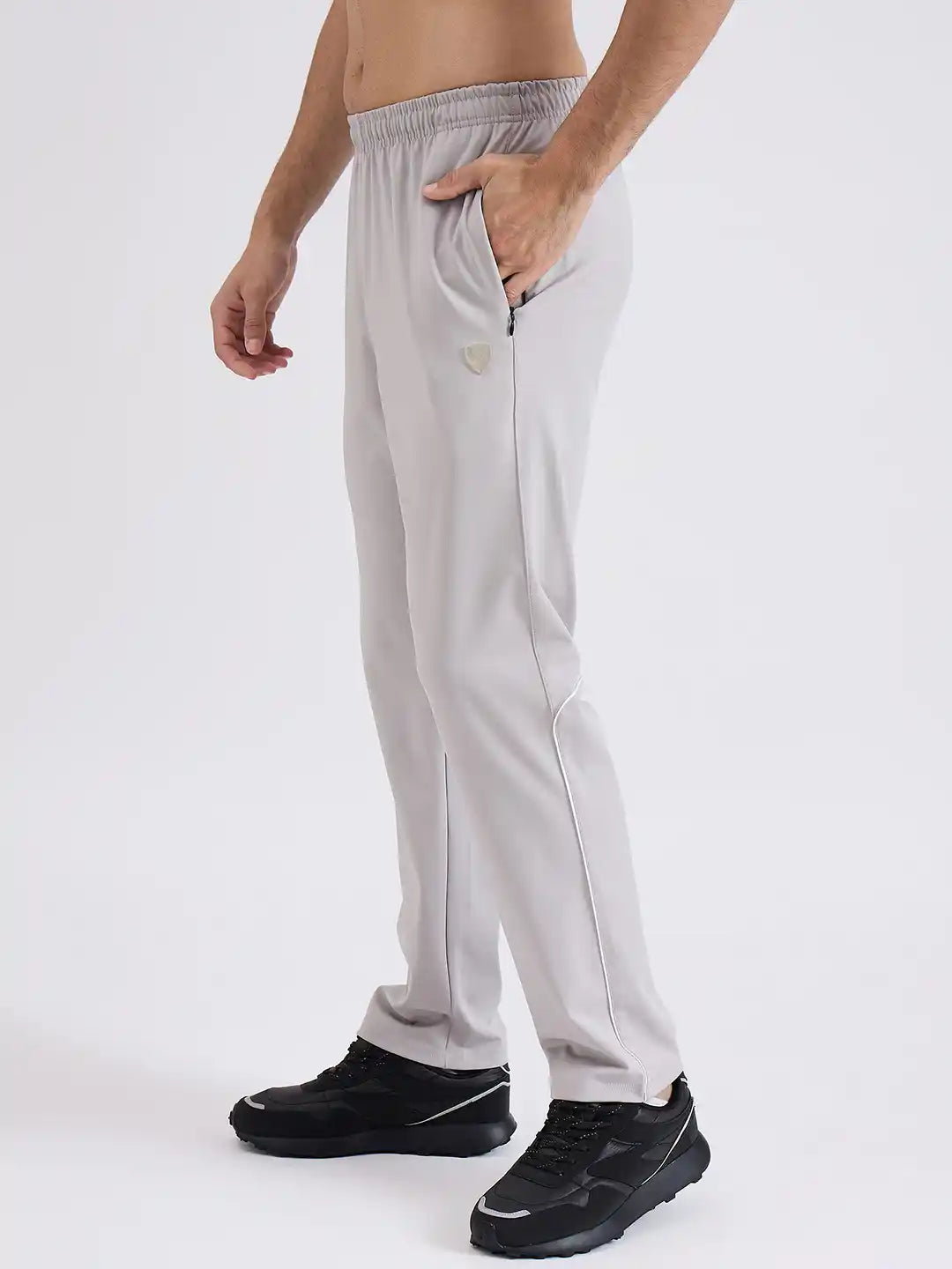 SG H2MTP83981 Men Light Grey Track Pant