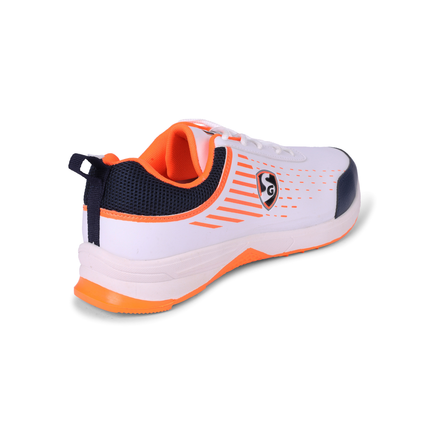 SG YORKER Sport Shoe with classic White meets bold Navy and vibrant Orange