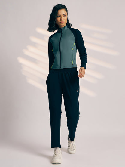 TRACKSUIT WOMEN SG H3WTS8294 SAGE/NAVY