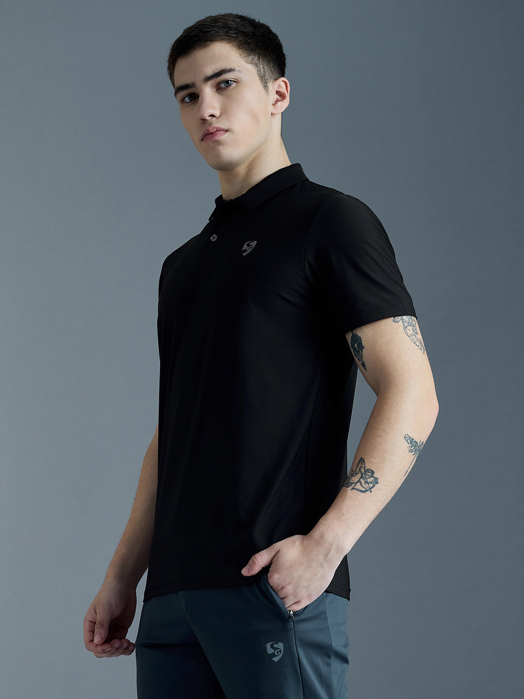 SG Poly Spandex COR Polo T-Shirt For Men And Boys