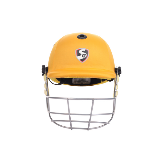 SG Blazetech Coloured Cricket Helmet (Yellow)