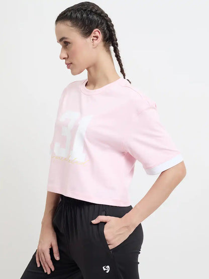SG H1WT83171 Women Pink T-Shirt