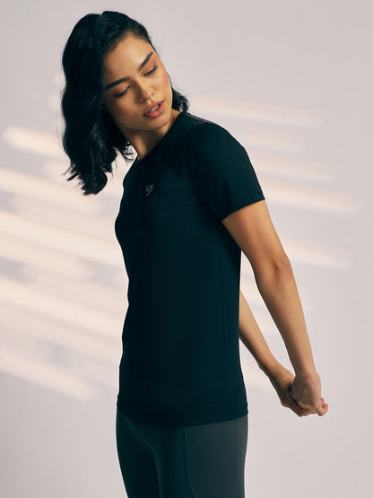 T-SHIRT WOMEN SG H3WT8261 BLACK