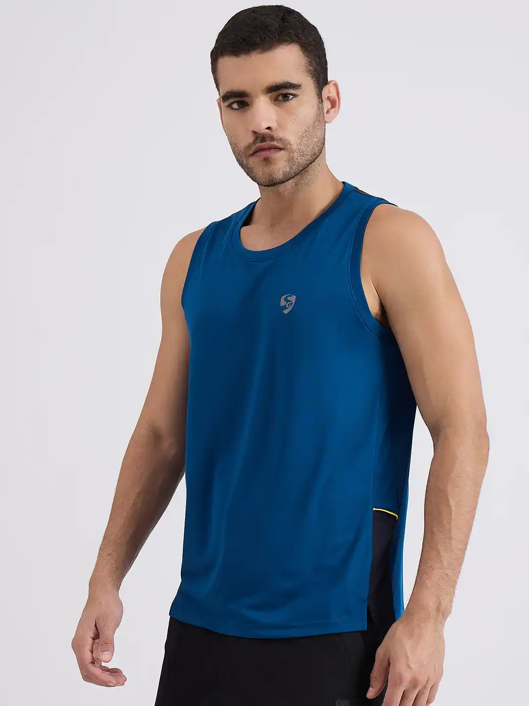 SG H1MV83601 Men Teal/Navy T-Vest