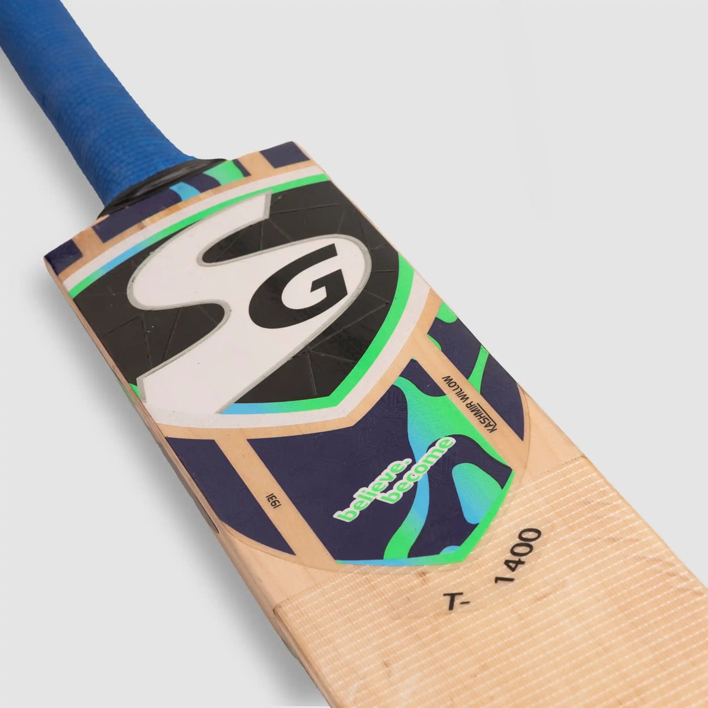 SG T-1400 Kashmir Willow Scoop Bat for Tennis Cricket Ball
