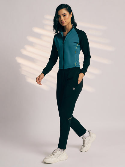 TRACKSUIT WOMEN SG H3WTS8294 JASPER GREEN/BLACK