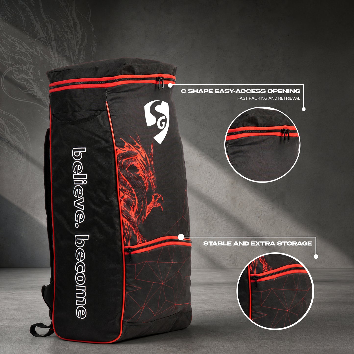 SG Dragon Optipak Duffle 1.0 Cricket Kit Bag
