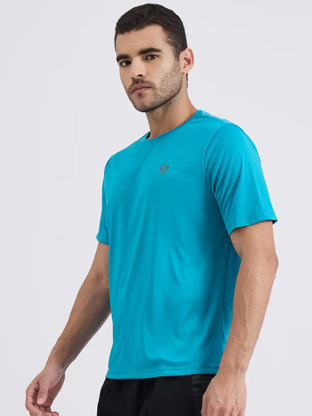 SG H1MT83681 Men Turquoise T-Shirt