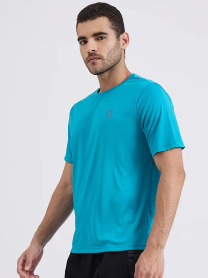 SG H1MT83681 Men Turquoise T-Shirt