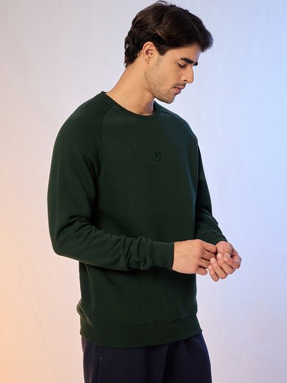 SWEAT SHIRT MEN SG H4MSW8245 BOTTLE GREEN