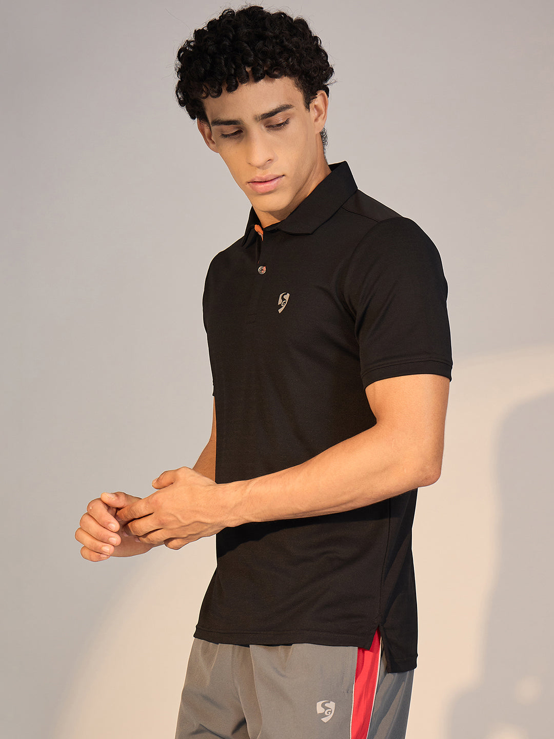 POLO MEN SG H3MP8216 BLACK