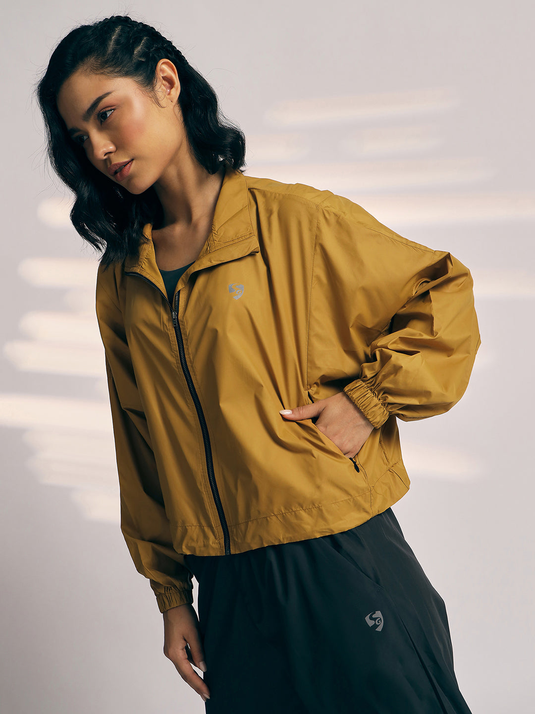 TRACKSUIT WOMEN SG H3WTS8295 MUSTARD/BLACK