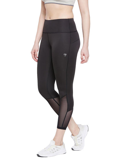 SG Women's Black Tights | Ideal for Trail Running, Fitness & Training, Jogging, Regular & Fashion Wear