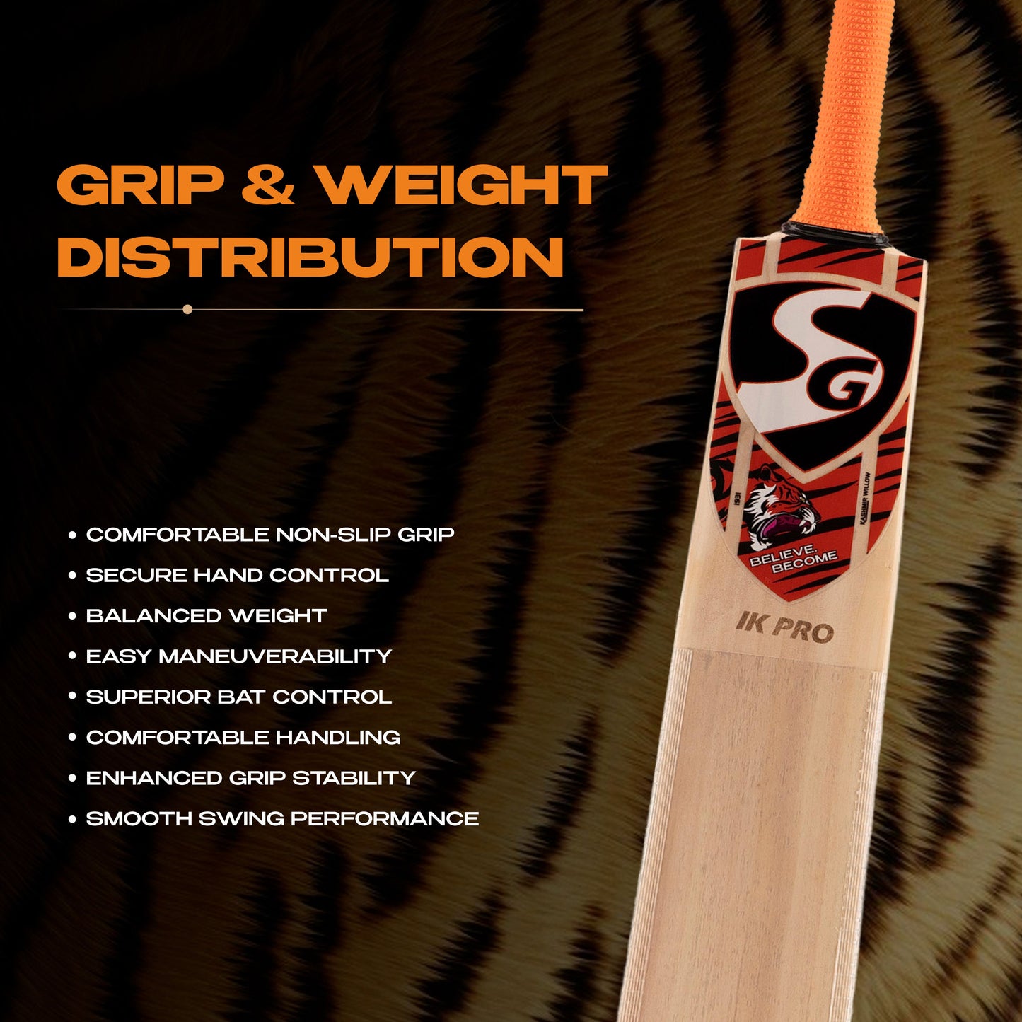 SG IK Pro Kashmir Willow Cricket Bat