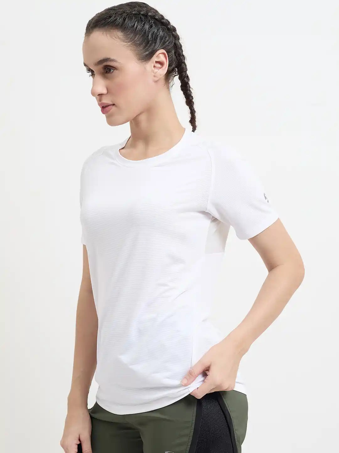 SG H2WT83111 Women White T-Shirt