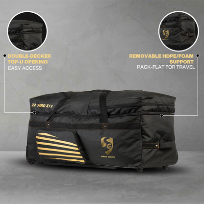 Kit Bag SG 22 YARD X11 WHEELIE KITBAG