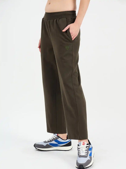 SG H2WTP83482 Women Olive Track Pant