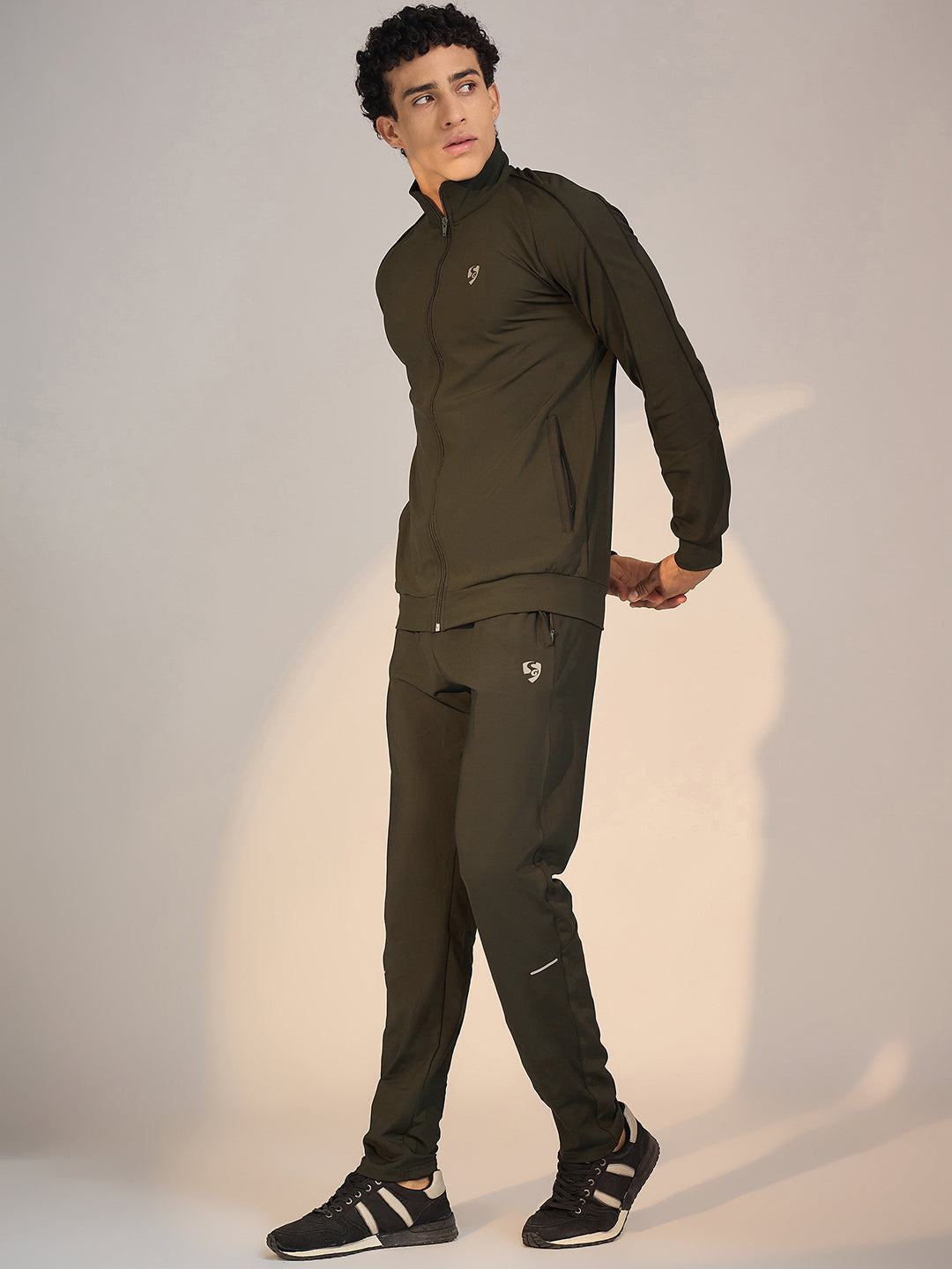 JACKET MEN SG H3MJ8242 OLIVE/BLACK