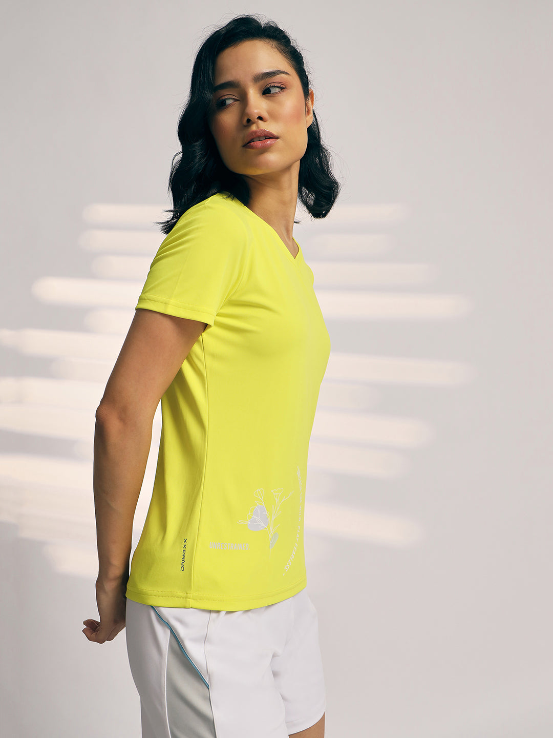 T-SHIRT WOMEN SG H3WT8258 CHARTREUSE YELLOW