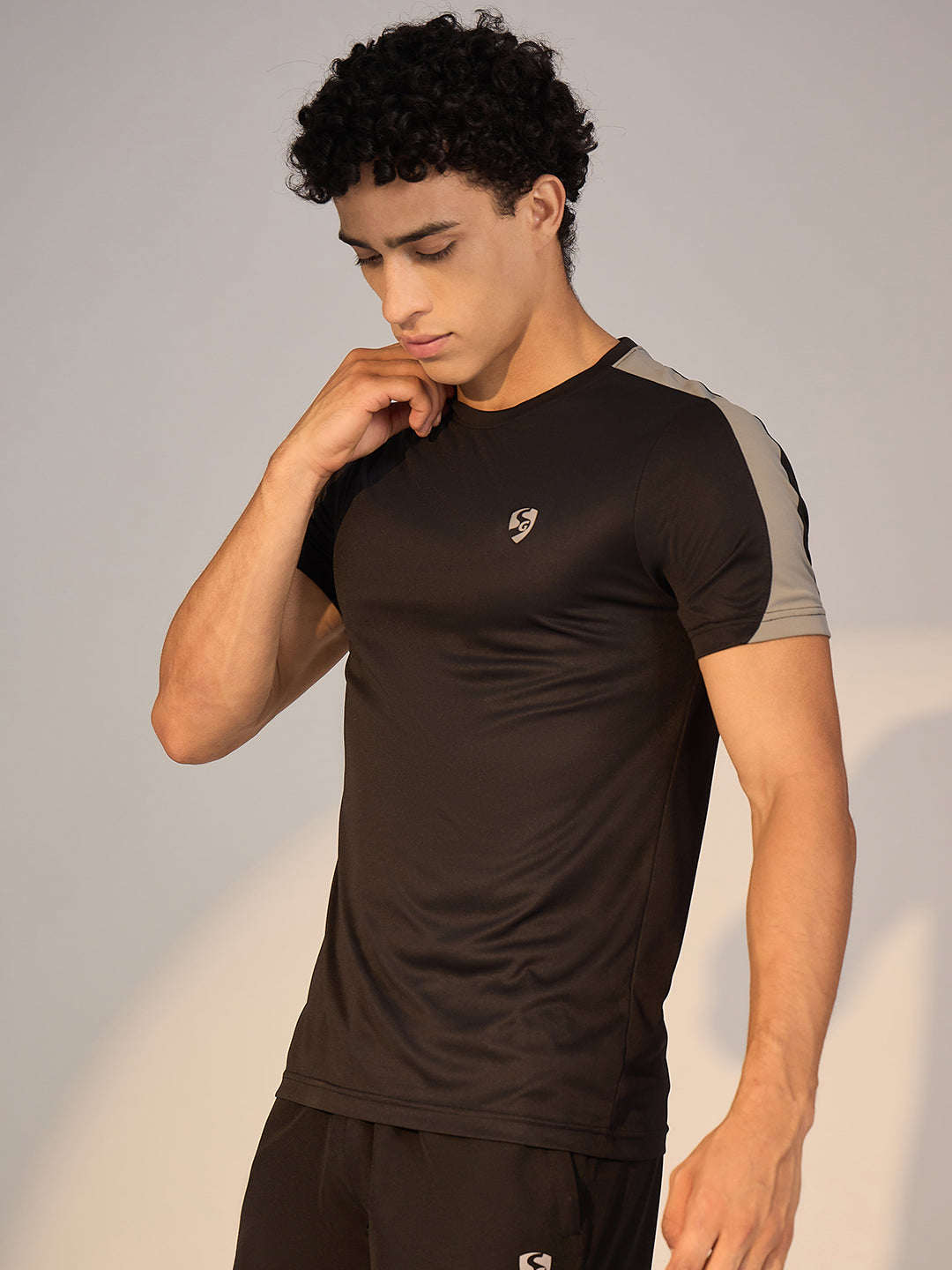 T-SHIRT MEN SG H3MT8208 BLACK