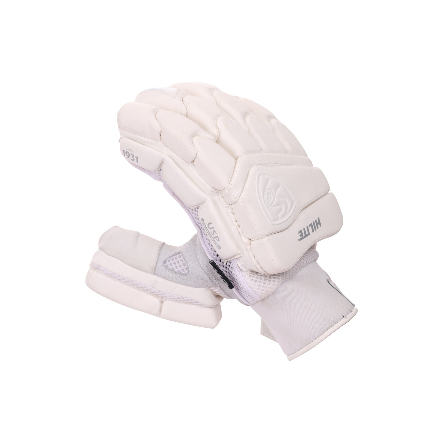 SG Hilite White Batting Gloves