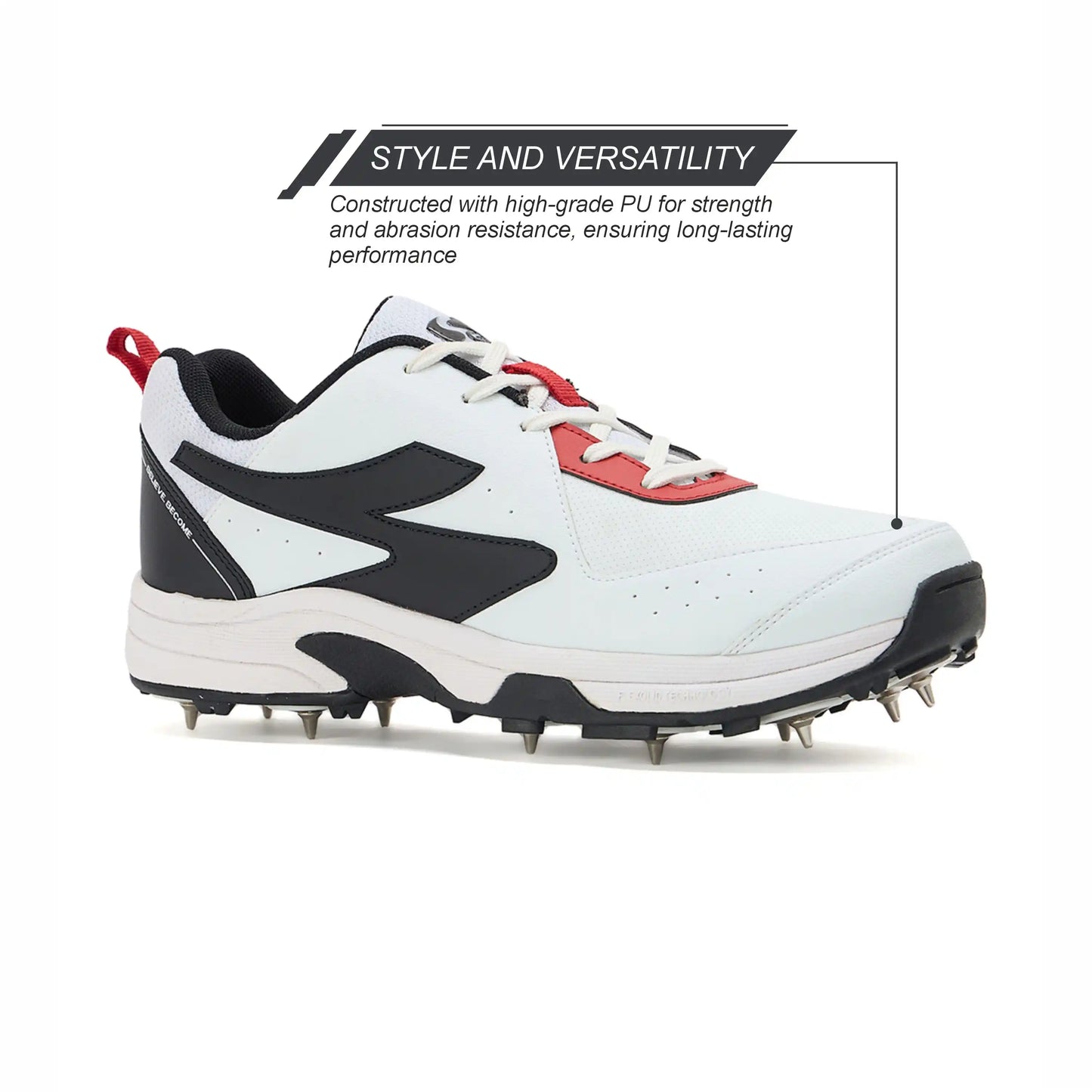 SG SAVAGE MAX SPIKES WHITE/BLACK