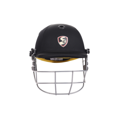 SG Blazetech Coloured Cricket Helmet (Black)