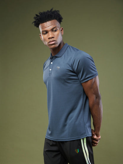 SG Men's Polo T-Shirt | Ideal for Trail Running, Fitness & Training, Jogging, Regular & Fashion Wear