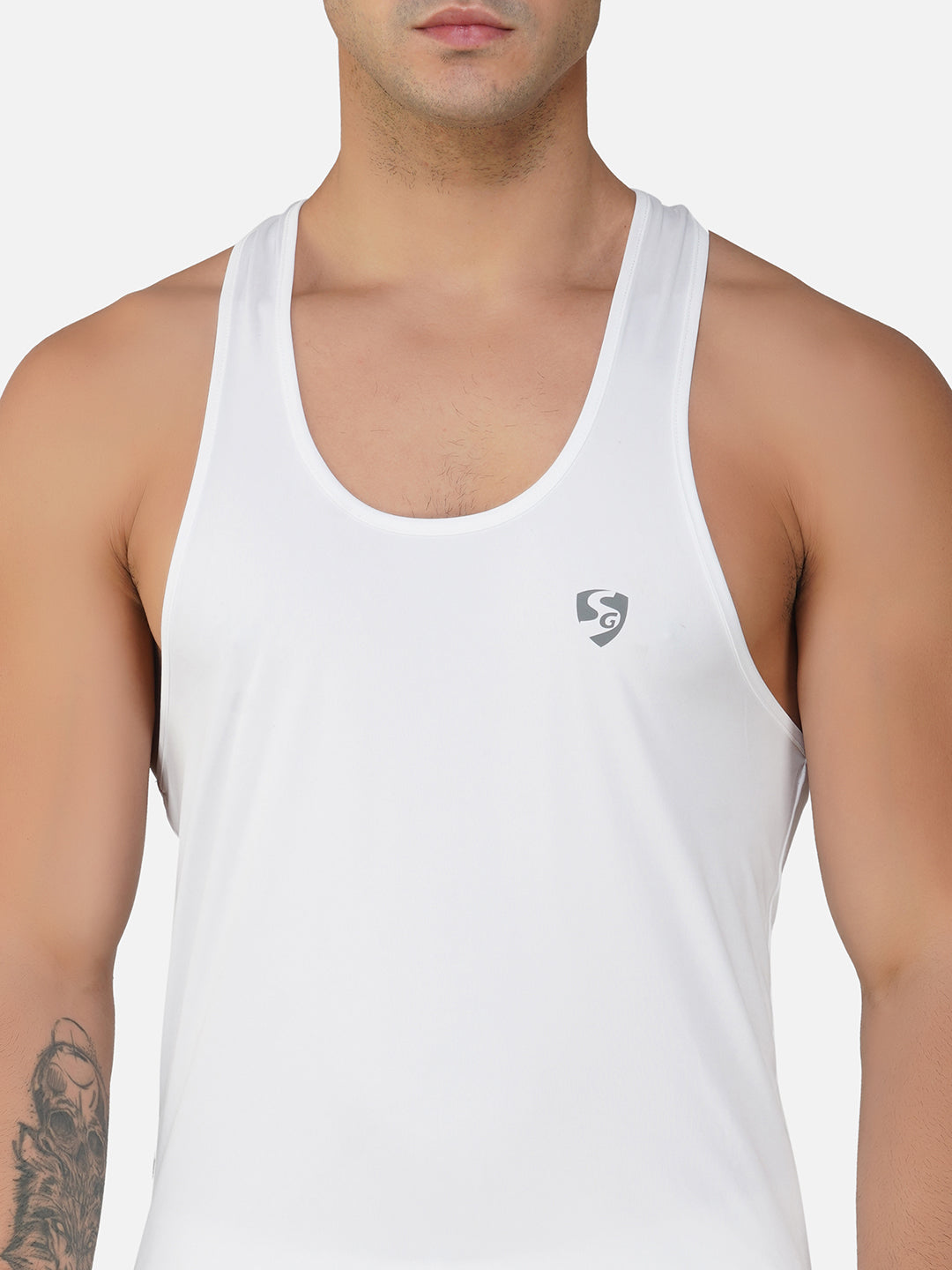 SG Regular Comfort Fit Vest For Mens & Boys, Carbon Black, Mid Grey, Marble White & Navy Blue | Ideal for Trail Running, Fitness & Training, Jogging, Gym Wear & Fashion Wear