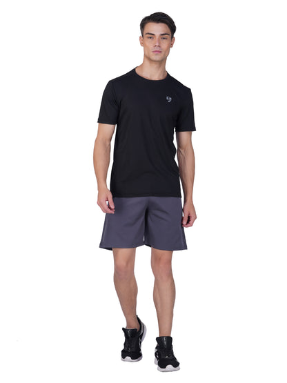 SG Men's Dark Grey Shorts | Ideal for Trail Running, Fitness & Training, Jogging, Regular & Fashion Wear