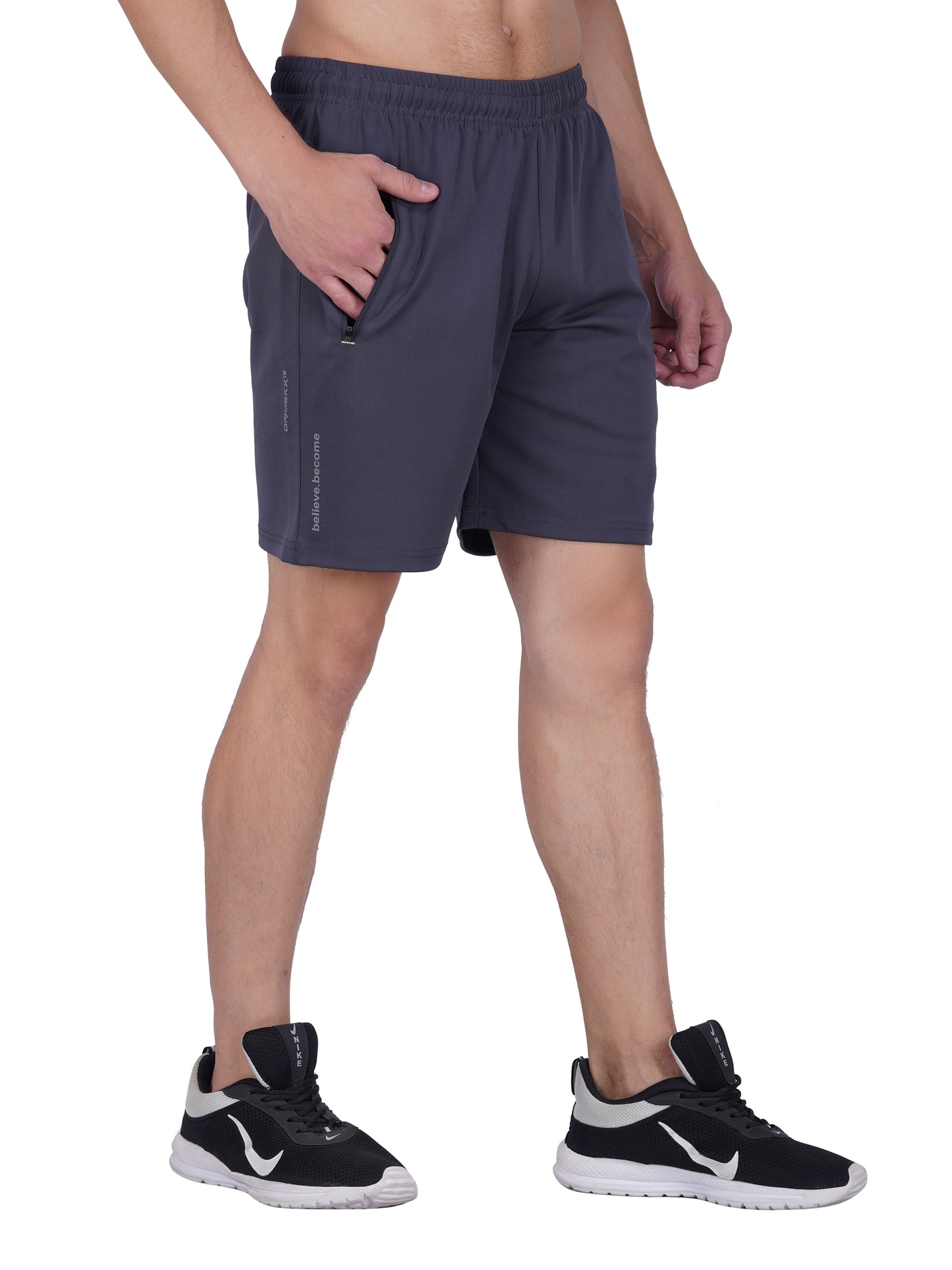 SG Men's Dark Grey Shorts | Ideal for Trail Running, Fitness & Training, Jogging, Regular & Fashion Wear