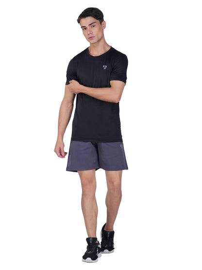 SG Men's Round Neck T-Shirt for Men & Boys | Ideal for Trail Running, Gym Fitness & Training, Jogging, Regular & Fashion Wear