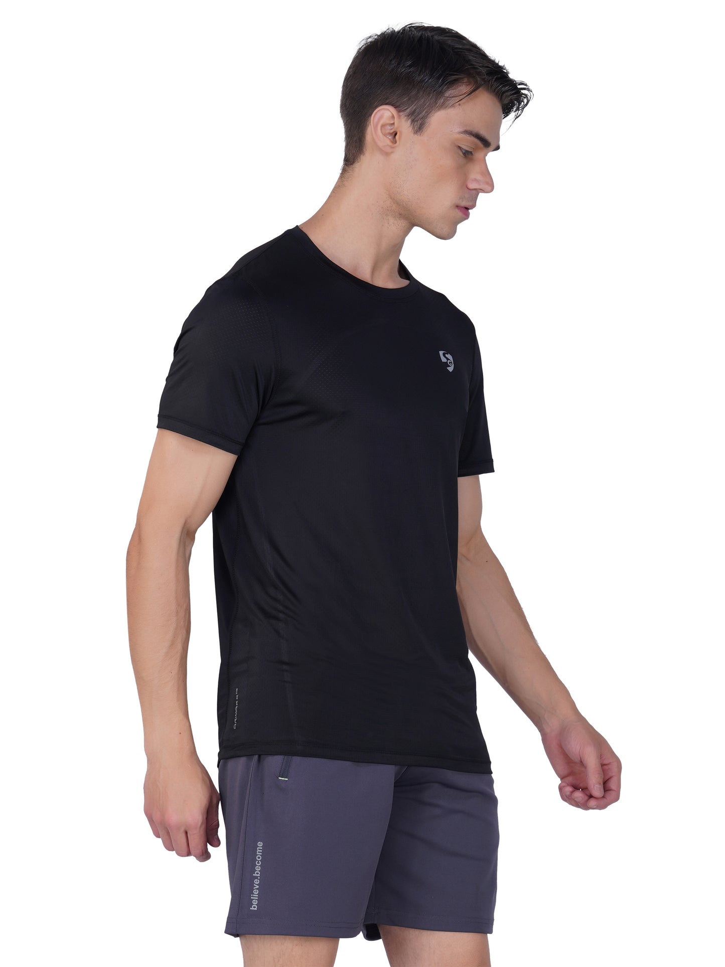 SG Men's Round Neck T-Shirt for Men & Boys | Ideal for Trail Running, Gym Fitness & Training, Jogging, Regular & Fashion Wear