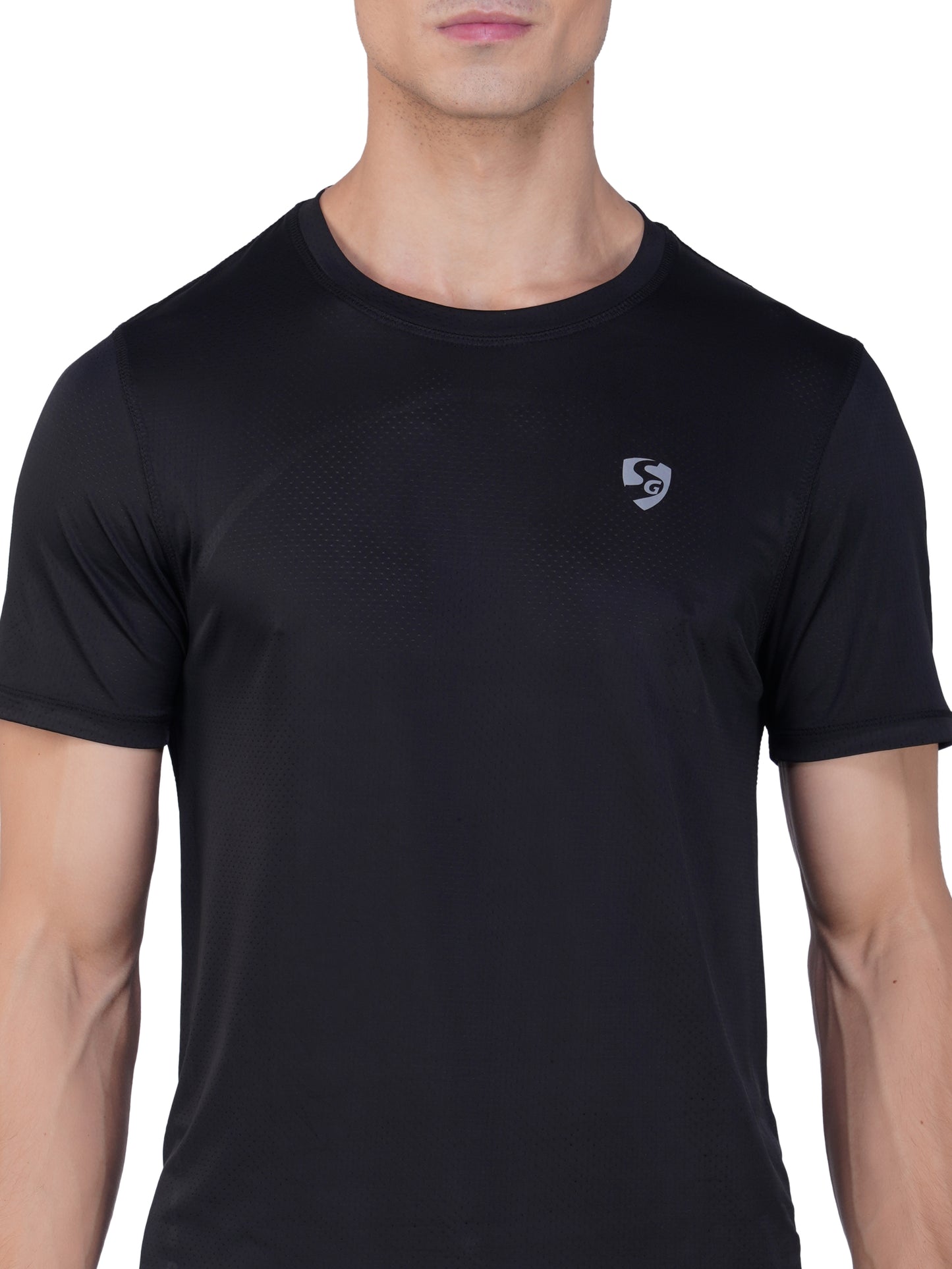 SG Men's Round Neck T-Shirt for Men & Boys | Ideal for Trail Running, Gym Fitness & Training, Jogging, Regular & Fashion Wear