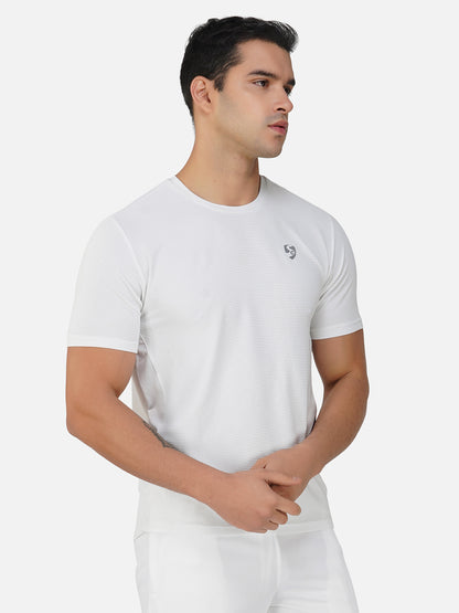 SG Round Neck Regular Comfort Fit T-Shirt For Mens & Boys, Marble White,Mid Grey & Jet Black | Ideal for Trail Running, Fitness & Training, Jogging, Gym Wear & Fashion Wear