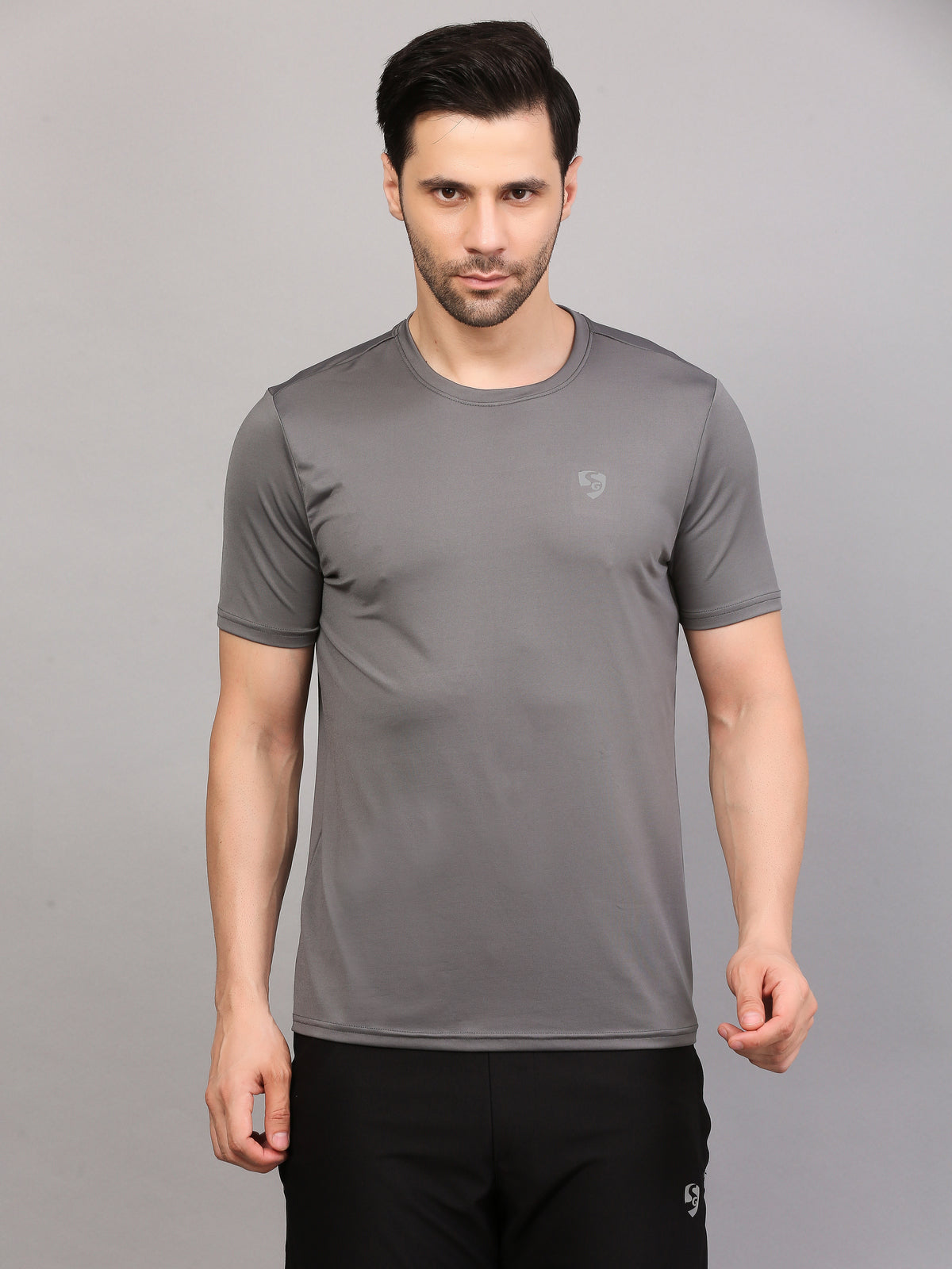 T-SHIRT MEN SG MPMTE0004 MID GREY