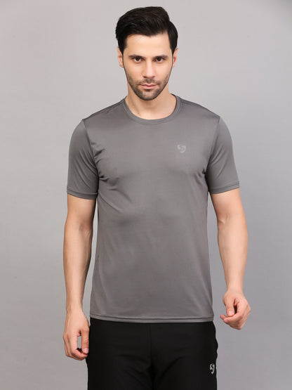 T-SHIRT MEN SG MPMTE0004 MID GREY