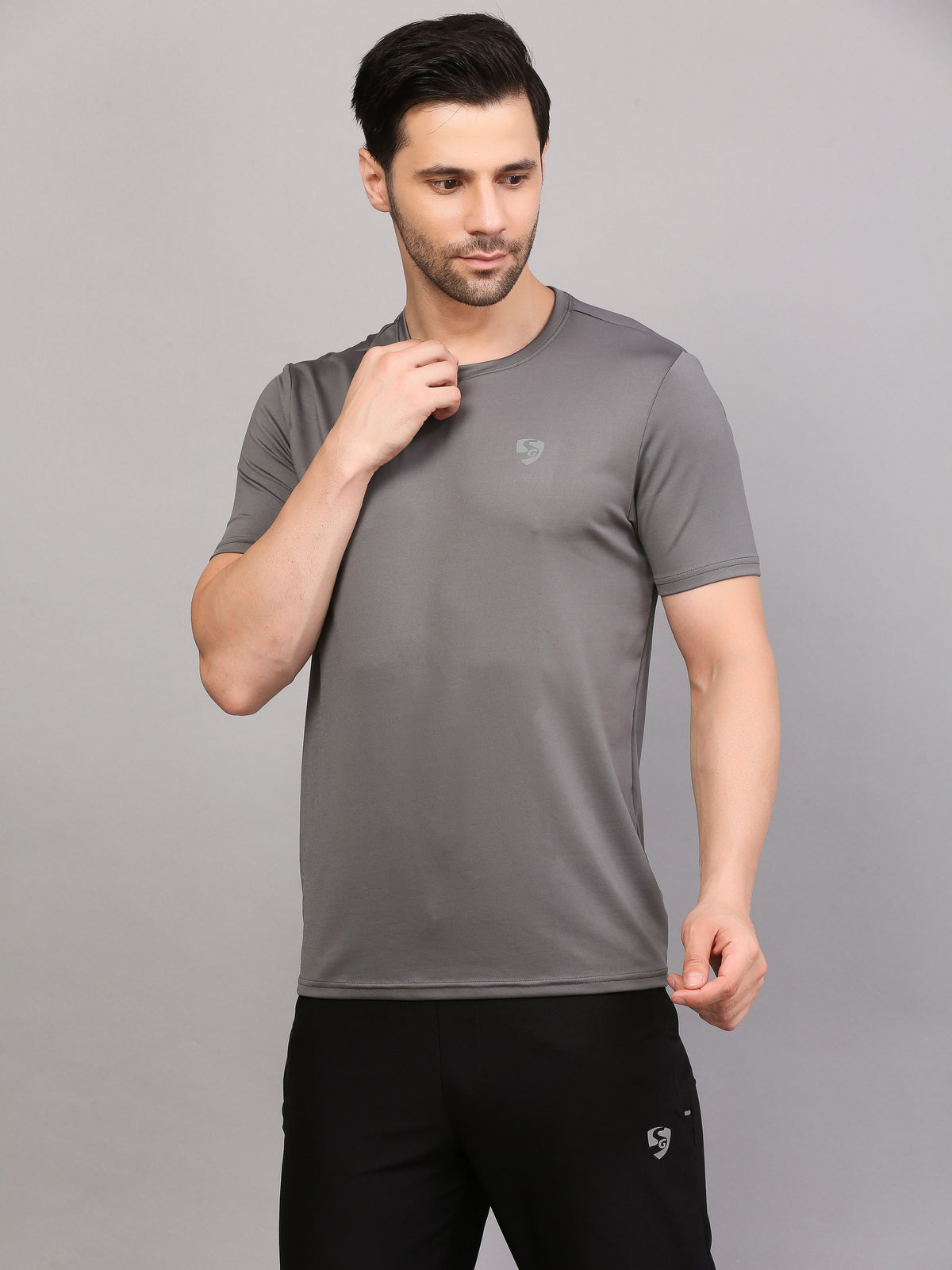 T-SHIRT MEN SG MPMTE0004 MID GREY