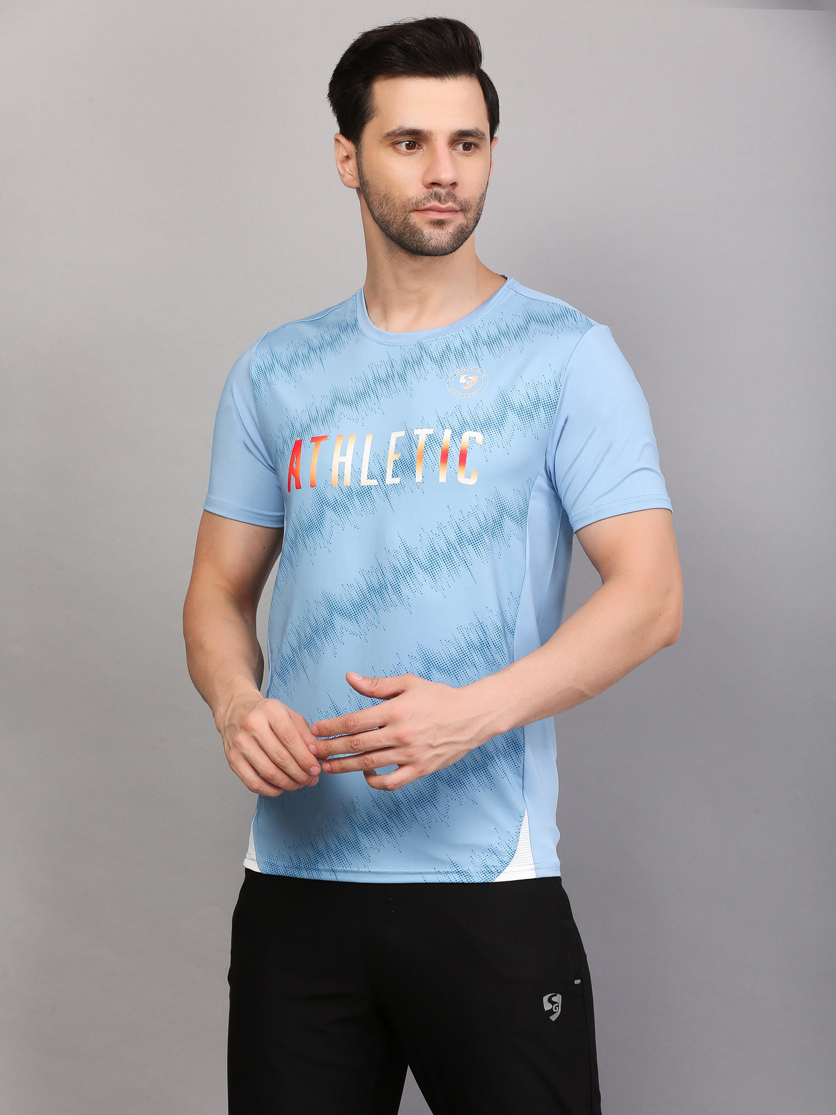 T-SHIRT MEN SG MPMTE0002 DUSK BLUE