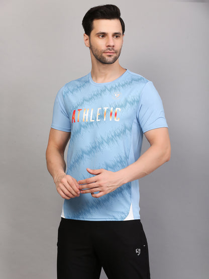 T-SHIRT MEN SG MPMTE0002 DUSK BLUE